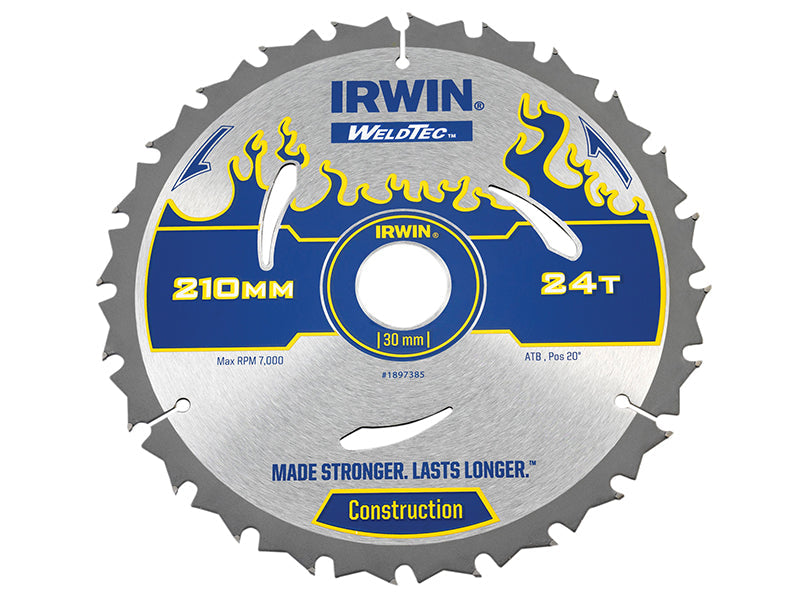 IRWIN® Weldtec Circular Saw Blade, ATB