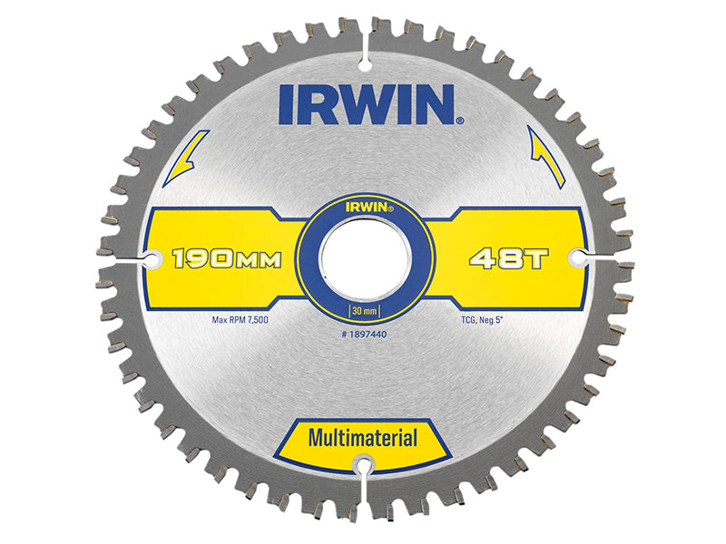 IRWIN® Multi-Material Circular Saw Blade, TCG