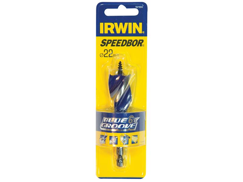 IRWIN® Blue Groove 6X Stubby Wood Bit