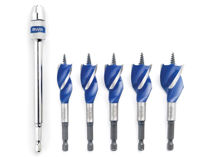 IRWIN® Blue Groove 6X Long Wood Bit