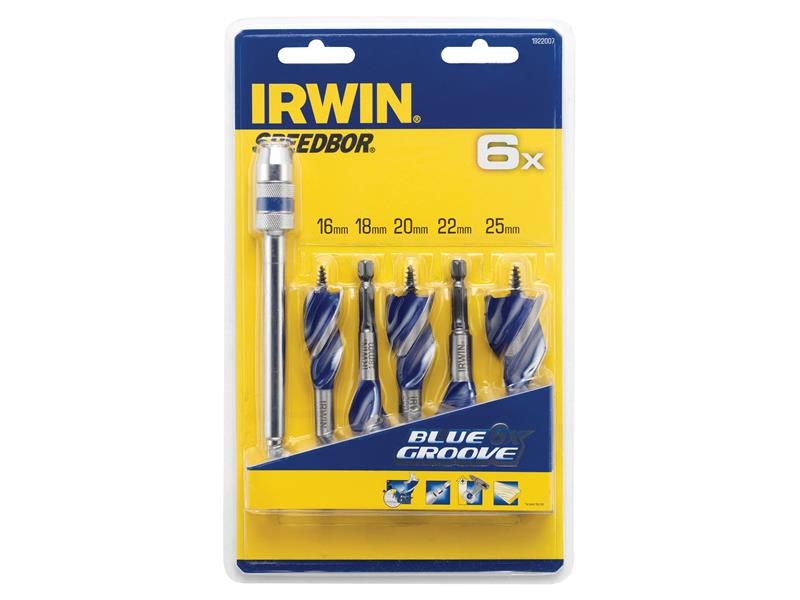 IRWIN® Blue Groove 6X Long Wood Bit