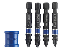 Load image into Gallery viewer, IRWIN® Phillips/Pozidriv Impact Magnetic Screwdriver Bit Set, 5 Piece