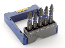 Load image into Gallery viewer, IRWIN® Pozidriv Impact Screwdriver Pocket Bit Set, 5 Piece