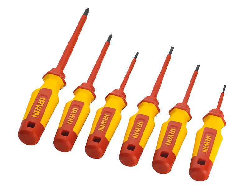 IRWIN® VDE Pro Comfort Screwdriver Set, 6 Piece