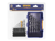 Load image into Gallery viewer, IRWIN® HSS Pro Drill Bit Set, 15 Piece