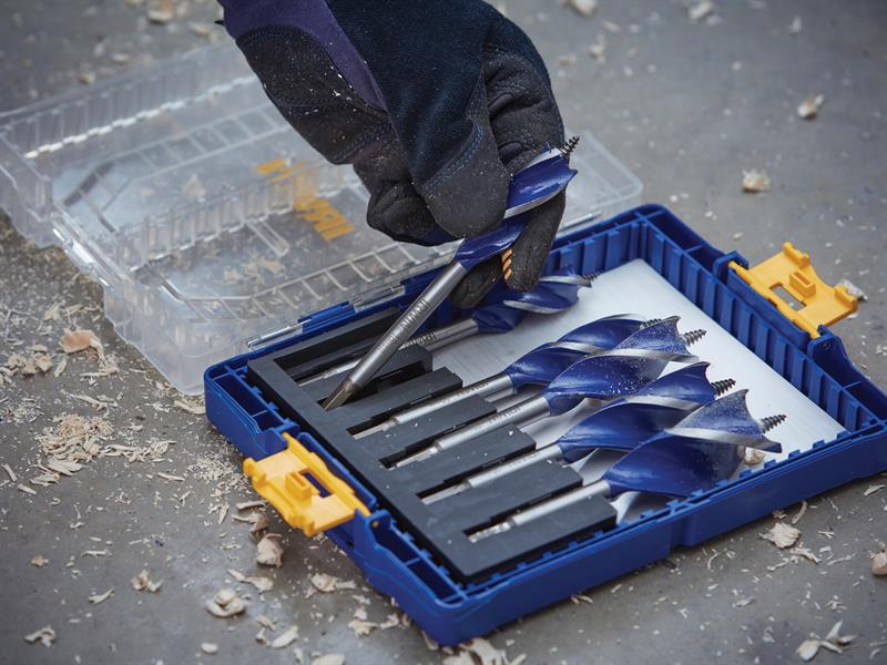 IRWIN® Blue Groove 6X Wood Bit Set, 6 Piece