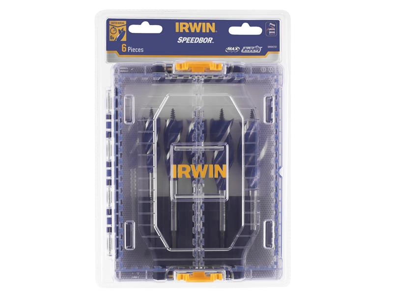 IRWIN® Blue Groove 6X Wood Bit Set, 6 Piece