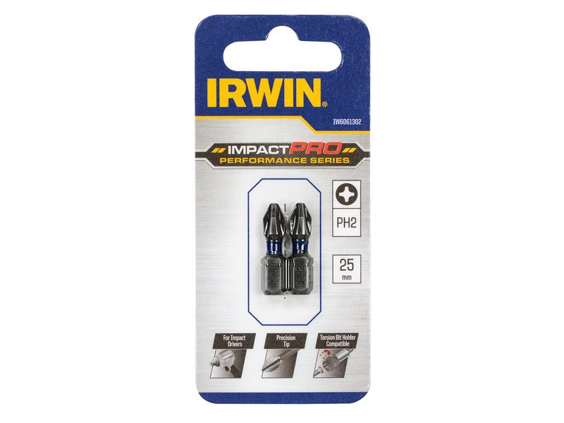 IRWIN® Impact Pro Performance Screwdriver Bits, Phillips