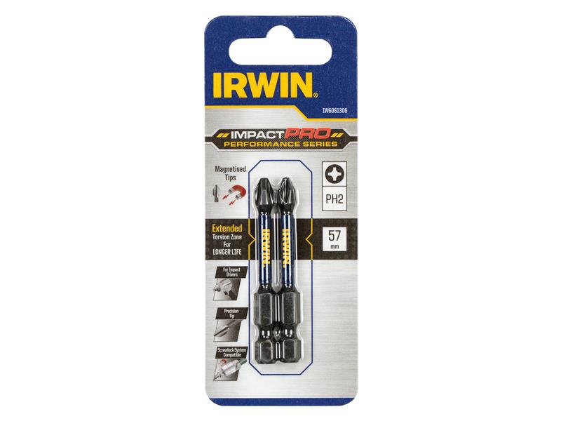 IRWIN® Impact Pro Performance Screwdriver Bits, Phillips