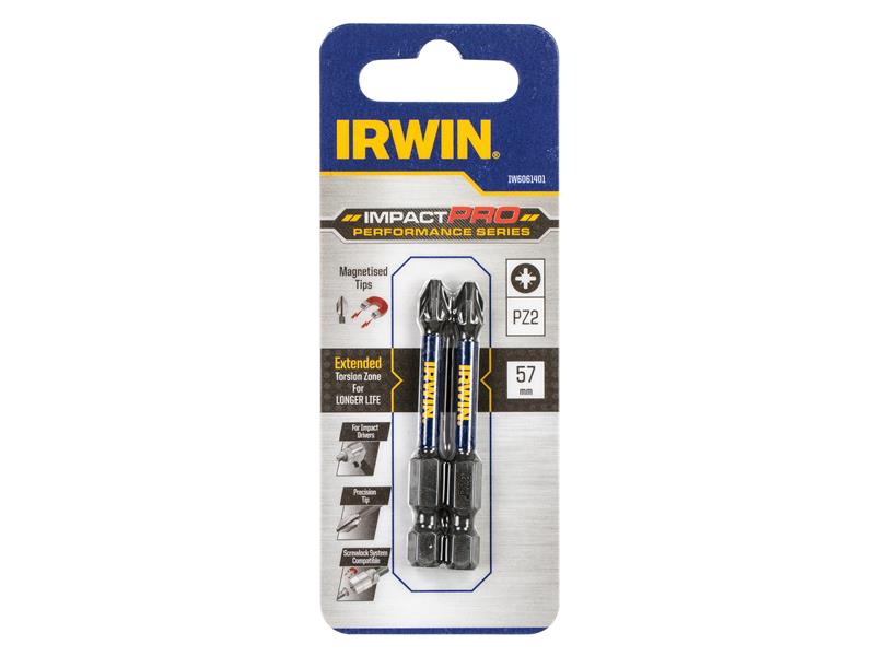 IRWIN® Impact Pro Performance Screwdriver Bits, Pozidriv