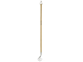 Kent & Stowe Stainless Steel Long Handled 3-Prong Cultivator, FSC®