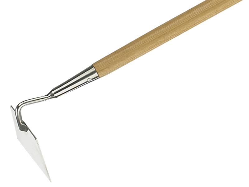 Kent & Stowe Stainless Steel Long Handled Draw Hoe, FSC®