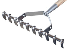 Load image into Gallery viewer, Kent &amp; Stowe Stainless Steel Long Handled Scarifying Rake, FSC®