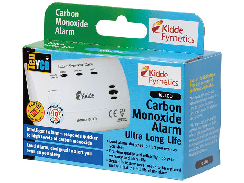 Kidde 10LLCO 10-Year Sealed Battery Carbon Monoxide Alarm