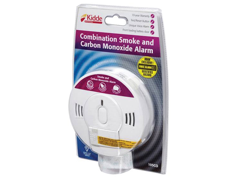 Kidde 10SCO Combination Smoke & Carbon Monoxide Alarm (Voice)