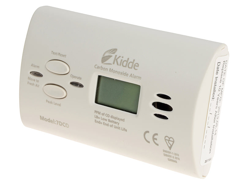 Kidde K7DCO Digital Carbon Monoxide Alarm (10-Year Sensor)