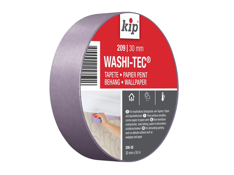 KIP® 209 Premium Low Tack WASHI-TEC® Masking Tape