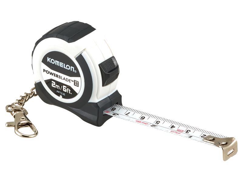 Komelon PowerBlade™ II Pocket Key Ring Tape 2m/6ft (Width 13mm)