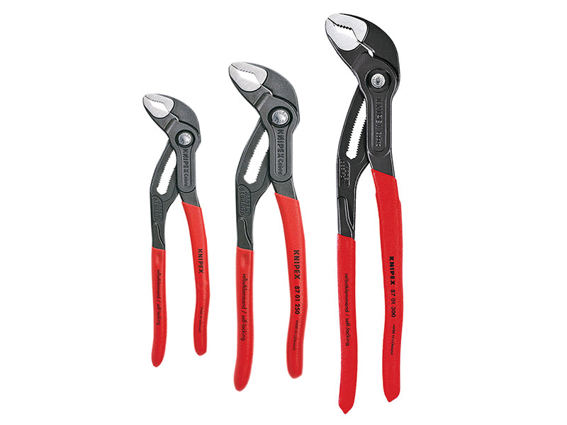 Knipex Cobra® Water Pump Pliers, Cushion Grip