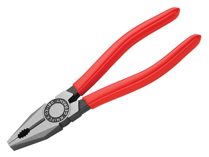 Knipex 03 01 Series Combination Pliers, PVC Grips