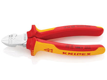 Load image into Gallery viewer, Knipex VDE Diagonal Insulation Stripper &amp; Side Cutter 160mm