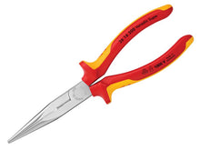 Load image into Gallery viewer, Knipex VDE Long Snipe Nose Side Cutting Pliers 200mm