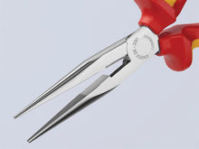 Load image into Gallery viewer, Knipex VDE Long Snipe Nose Side Cutting Pliers 200mm