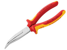 Load image into Gallery viewer, Knipex VDE Long Bent Snipe Nose Side Cutting Pliers 200mm