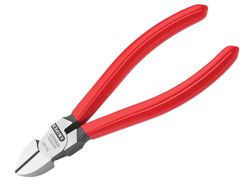 Knipex 70 01 Series Diagonal Cutters, PVC Grip