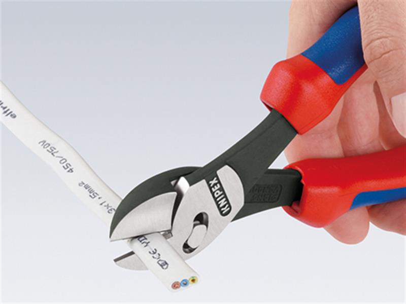 Knipex TwinForce® Diagonal Cutters Multi-Component Grip 180mm