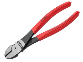 Knipex 74 01 Series High Leverage Diagonal Cutters, PVC Grips