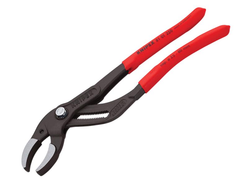 Knipex Plastic Pipe Gripping Pliers 80mm Capacity 250mm