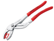 Load image into Gallery viewer, Knipex Plastic Pipe Grip Pliers Plastic Jaws 75mm Capacity 250mm