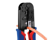 Load image into Gallery viewer, Knipex Crimping Pliers for RJ11/12 RJ45 Western Plugs