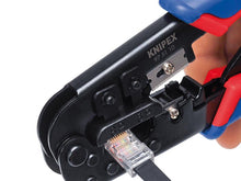 Load image into Gallery viewer, Knipex Crimping Pliers for RJ11/12 RJ45 Western Plugs