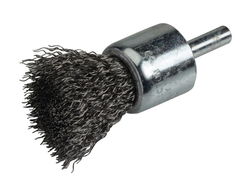 Lessmann DIY End Brush with Shank 23mm, 0.30 Steel Wire