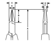 Load image into Gallery viewer, Lindstrom Supreme Flat Nose Smooth Jaw Pliers 120mm