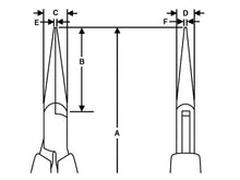 Load image into Gallery viewer, Lindstrom Supreme Long Snipe Nose Smooth Jaw Pliers 132mm
