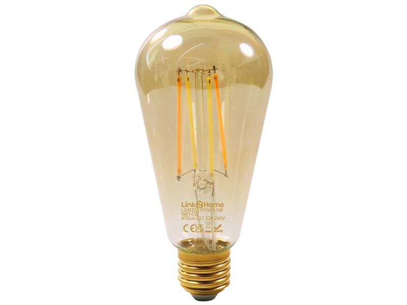 Link2Home Wi-Fi LED Filament Dimmable Bulbs