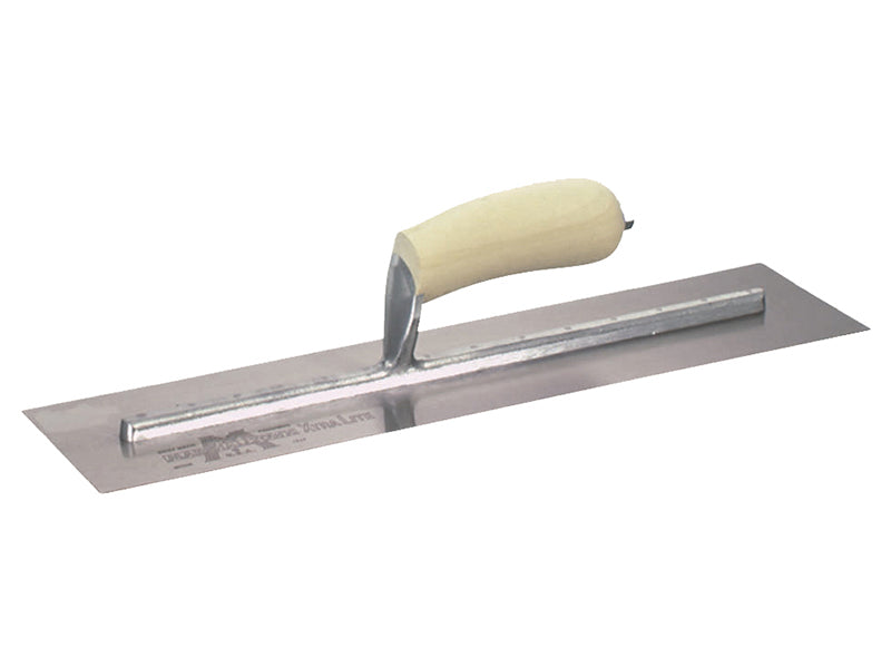 Marshalltown Cement Finishing Trowel, Wooden Handle