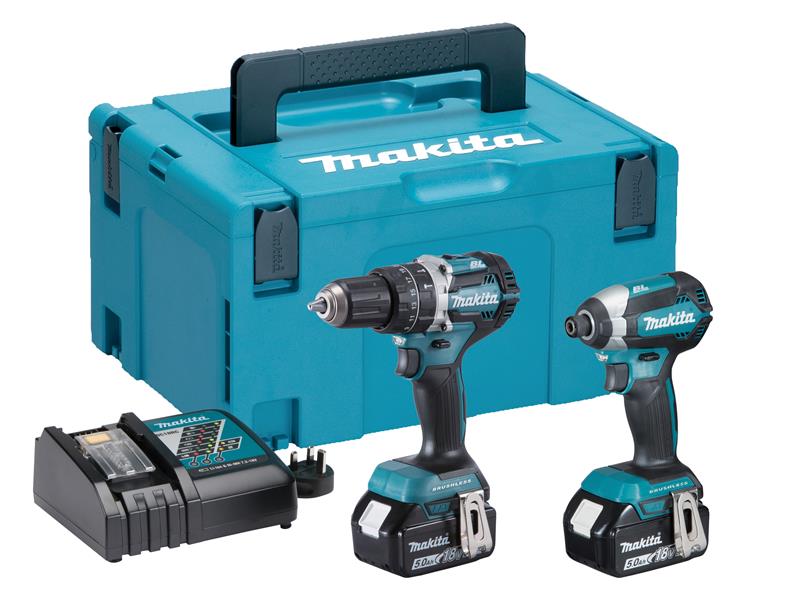 Makita DLX2180TJ Brushless Twin Pack 18V 2 x 5.0Ah Li-ion