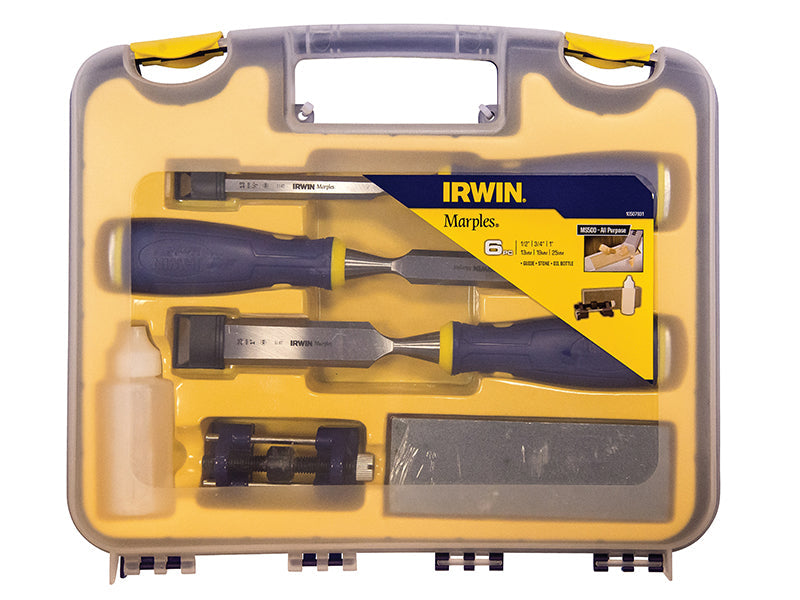 IRWIN® Marples® MS500 ProTouch™ All-Purpose Chisel Set, 3 Piece + Sharpening Kit