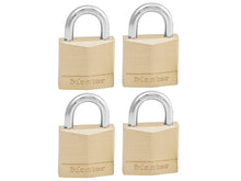 Load image into Gallery viewer, Master Lock Solid Brass Padlocks Double Lever