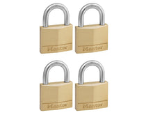 Load image into Gallery viewer, Master Lock Solid Brass Padlocks Double Lever