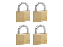 Load image into Gallery viewer, Master Lock Solid Brass Padlocks Double Lever