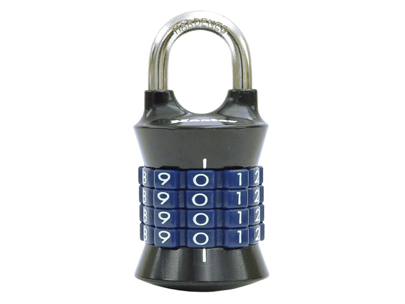 Master Lock Tower 4-Digit 37mm Padlock Grey