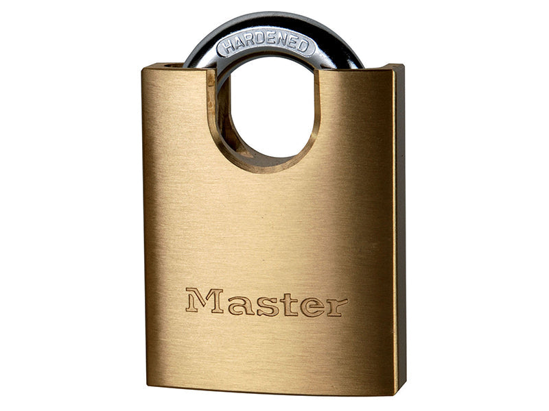 Master Lock Solid Brass 50mm Padlock 5-Pin Shrouded Shackle