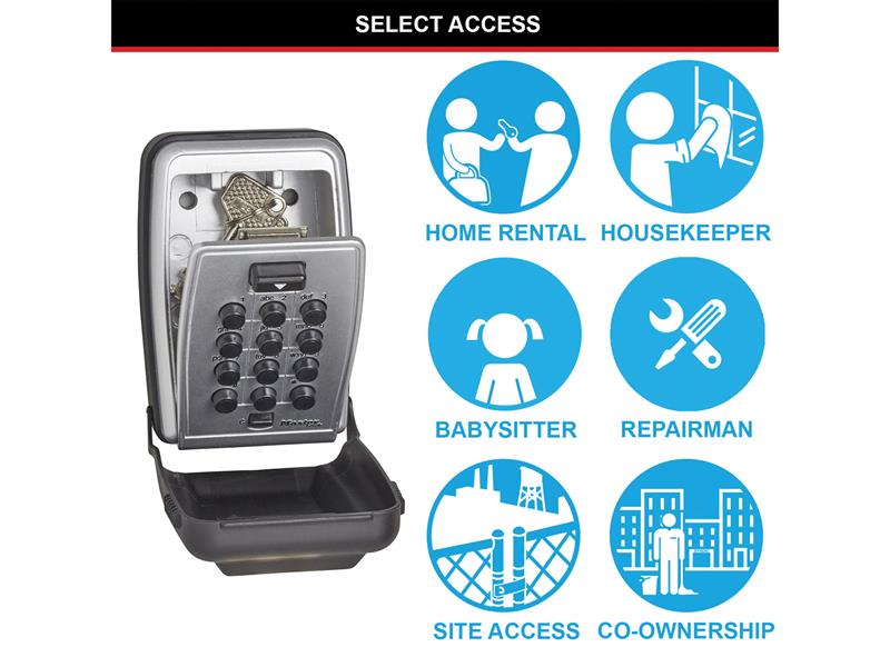 Master Lock 5423E Push Button Select Access® Key Safe