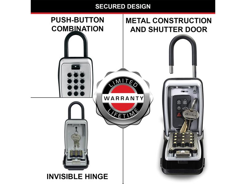 Master Lock 5423E Push Button Select Access® Key Safe