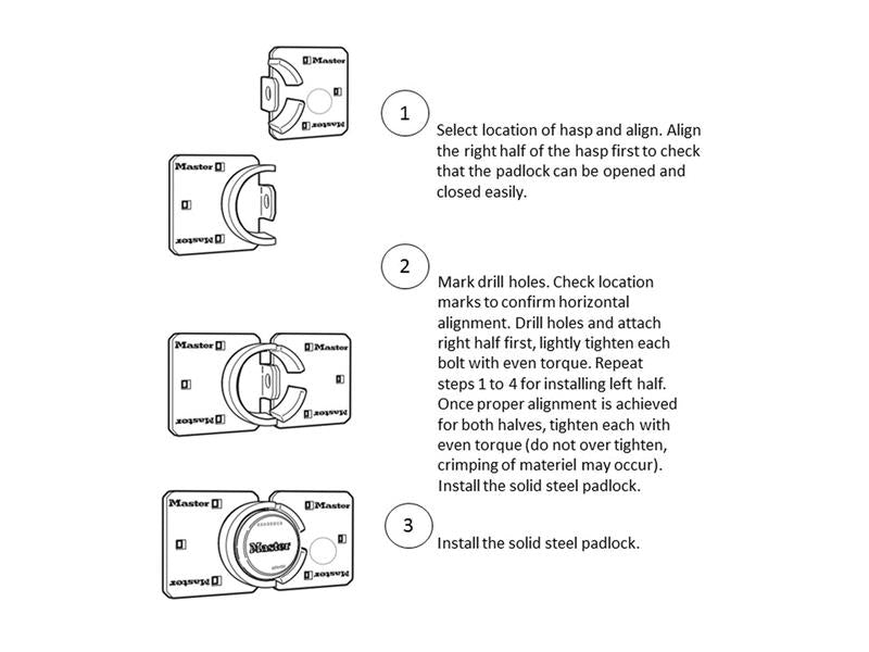 Master Lock Van Lock